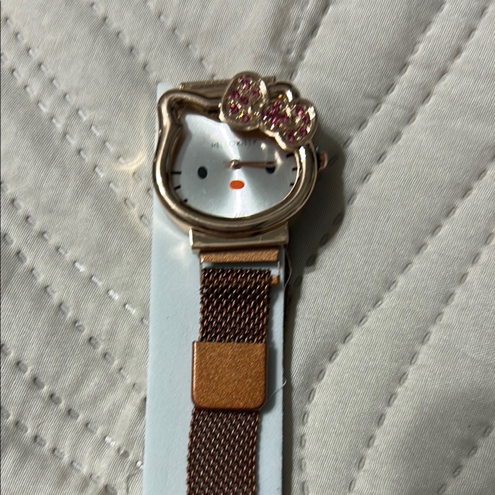 Hello Kitty Rose Gold Watch